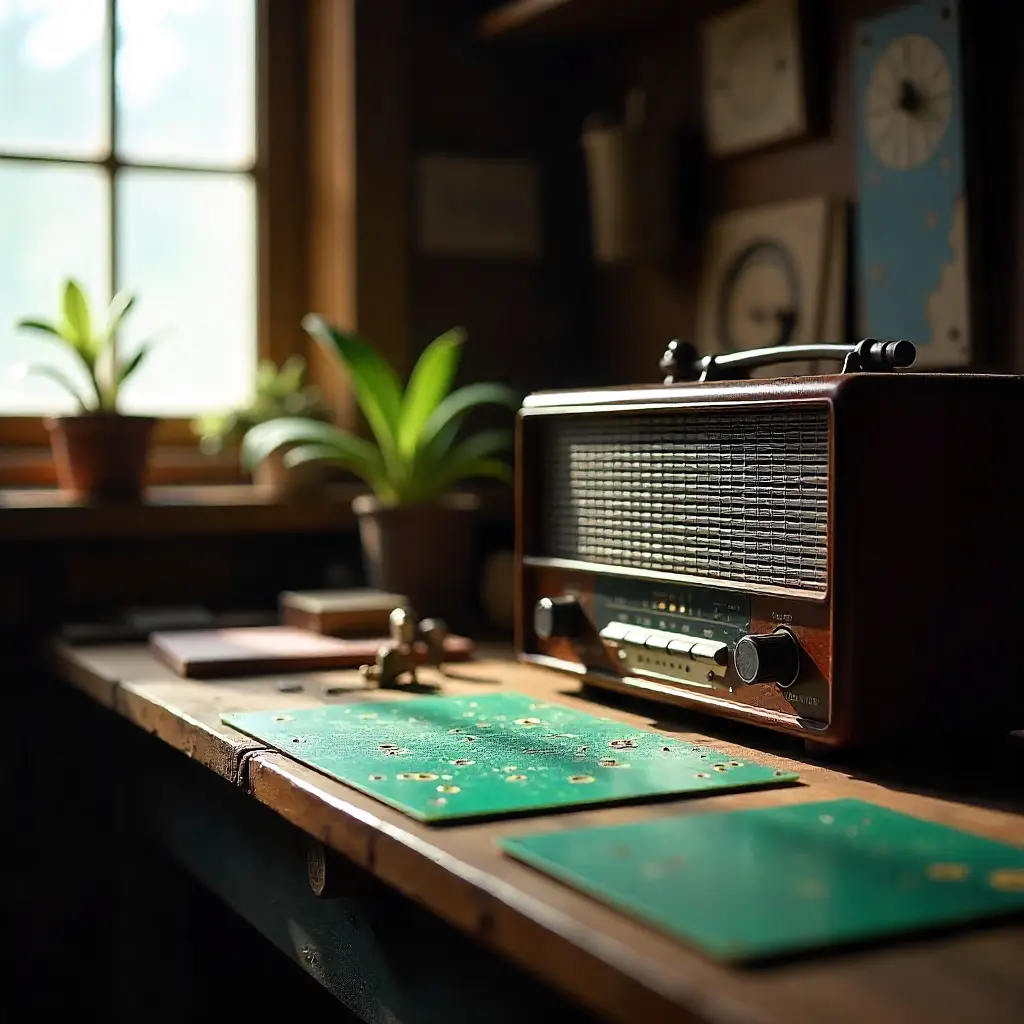 Vår verkstad för elektronikrestaurering